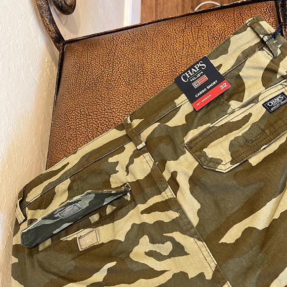 New Ralph Lauren’s Chaps Camouflage Cargo Short 2 pockets front, 2 side, 2 rear! - Picture 3 of 8